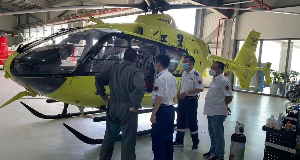 深圳建德医疗服务运营中心启动首例直升机救援